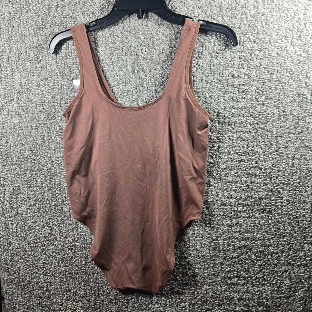 Maidenform Seamless Smoothing Bodysuit Brown Shapewear Womens 2X